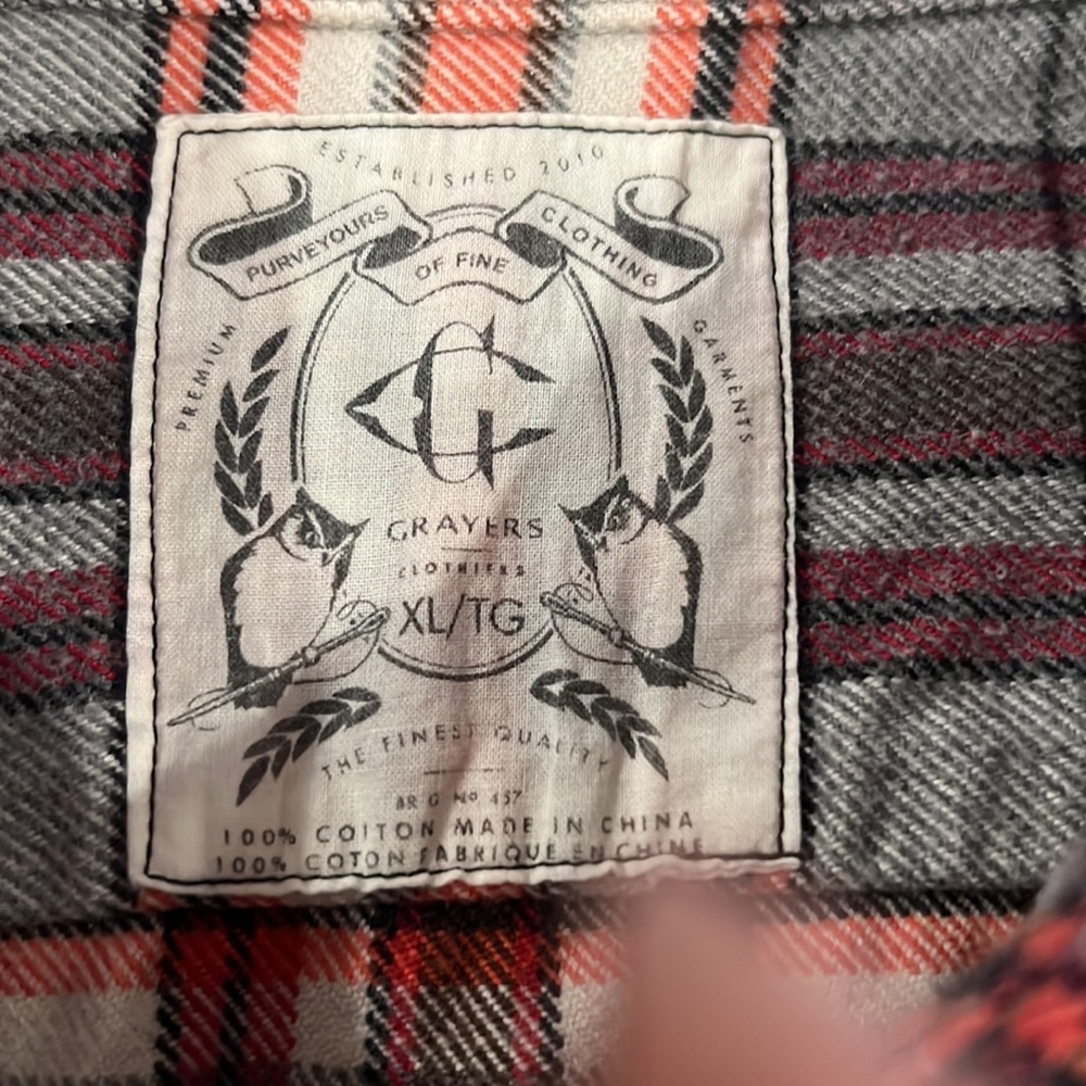 Grayers Plaid Button Down - image 4